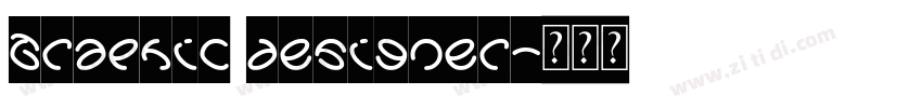 Graphic designer字体转换